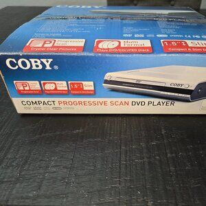 COBY Black Compact Progressive Scan DVD Player